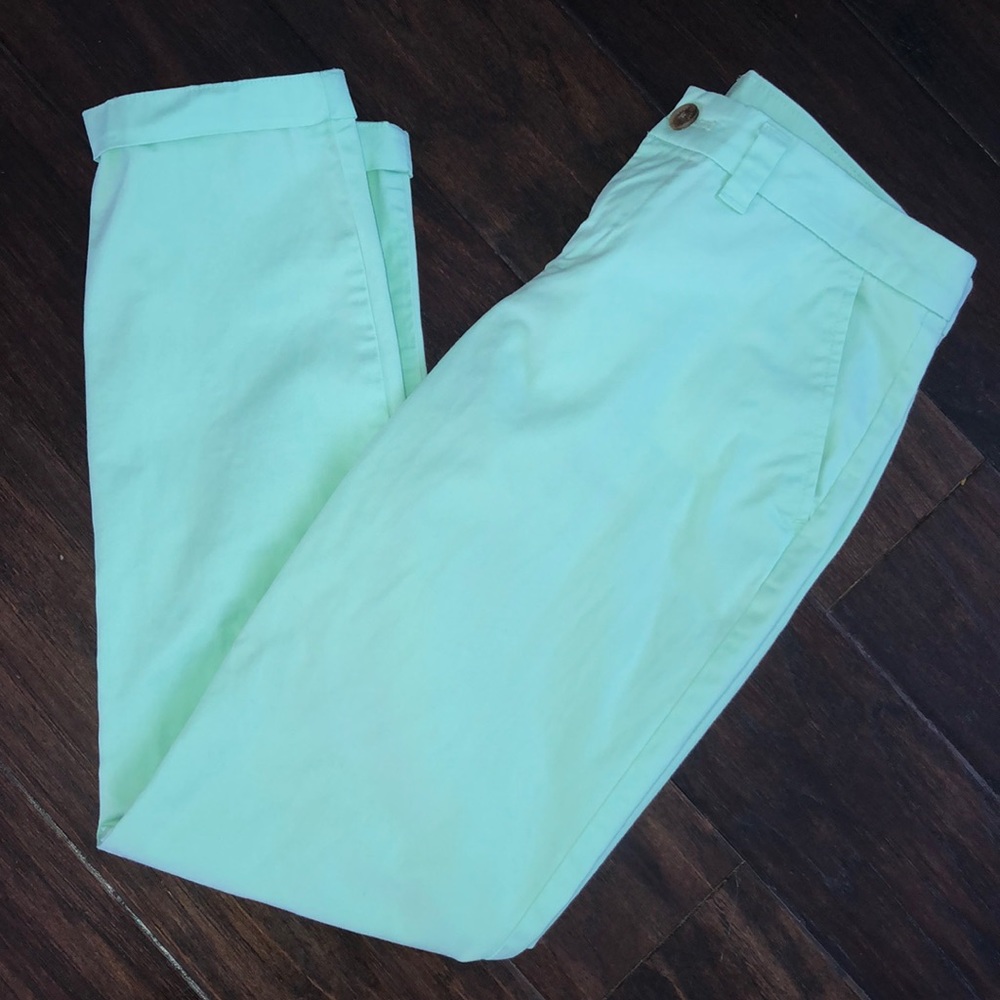 🍀Light green straight leg GAP pants🍀